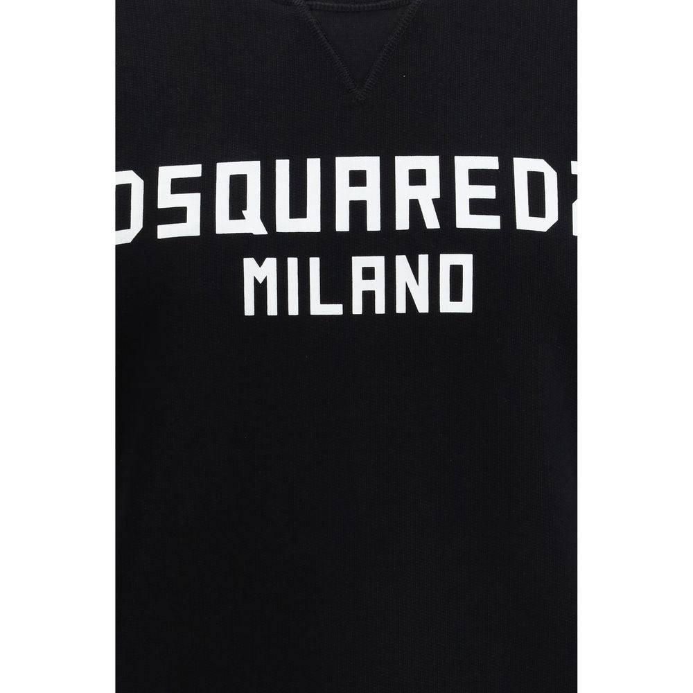 Dsquared² Black Cotton Men's Sweatshirt
