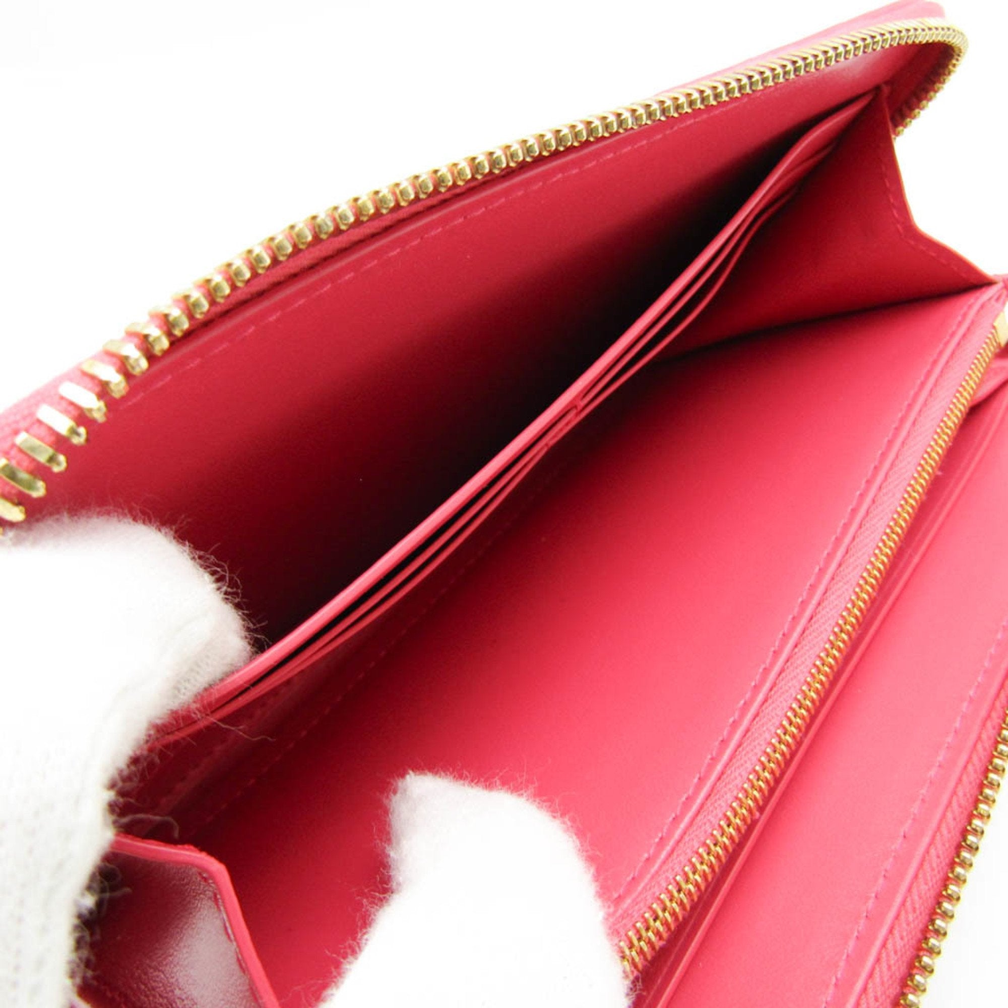 Bottega Veneta Intrecciato Pink Leather Wallet (Pre-Owned)