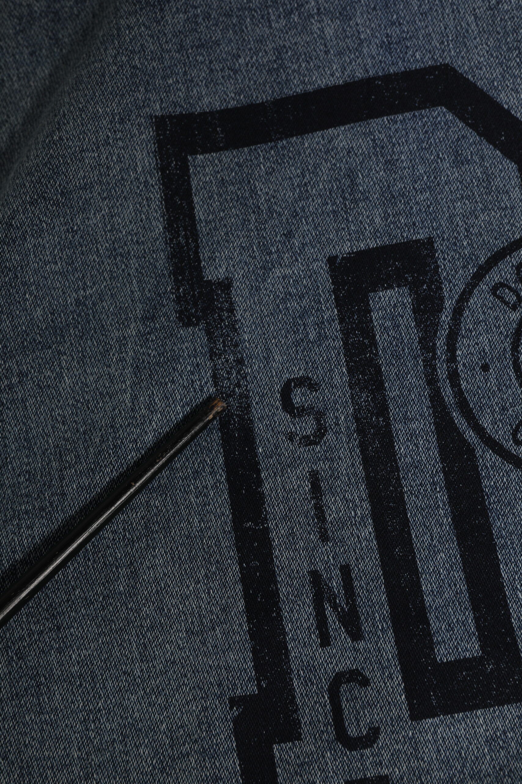 Dolce & Gabbana Blue Cotton Logo Hooded Sweatshirt Men's Sweater (Pre-Owned)