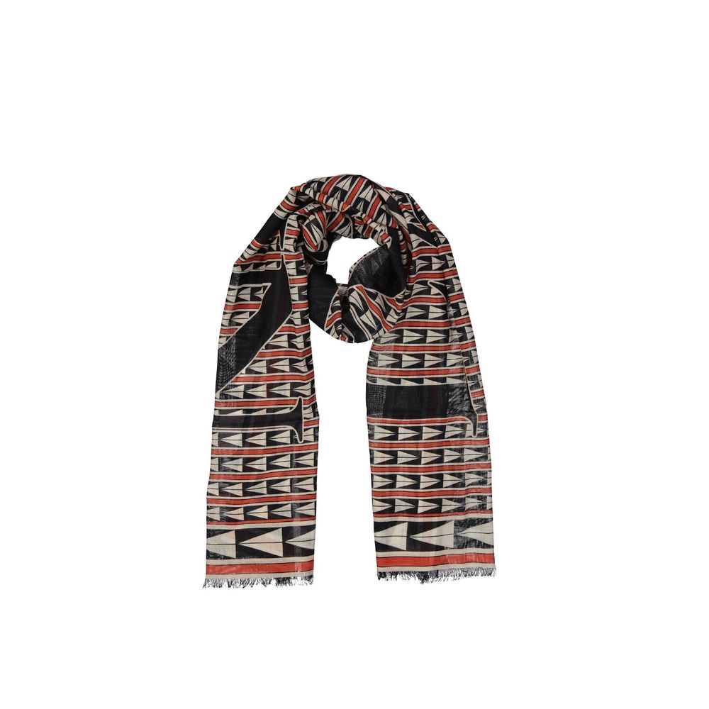 Lanvin Black Wool Women's Foulard
