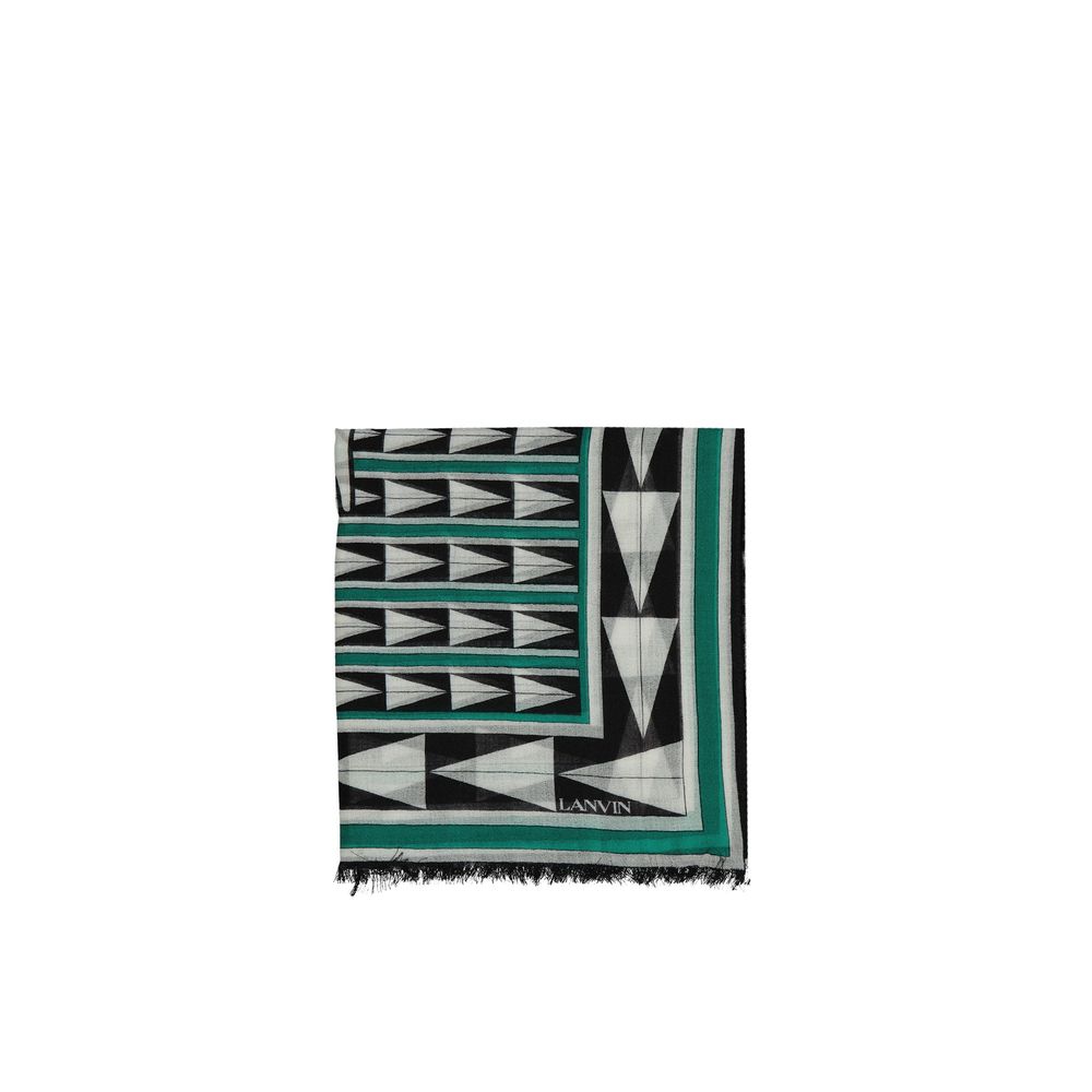 Lanvin Bicolor Wool Women's Foulard