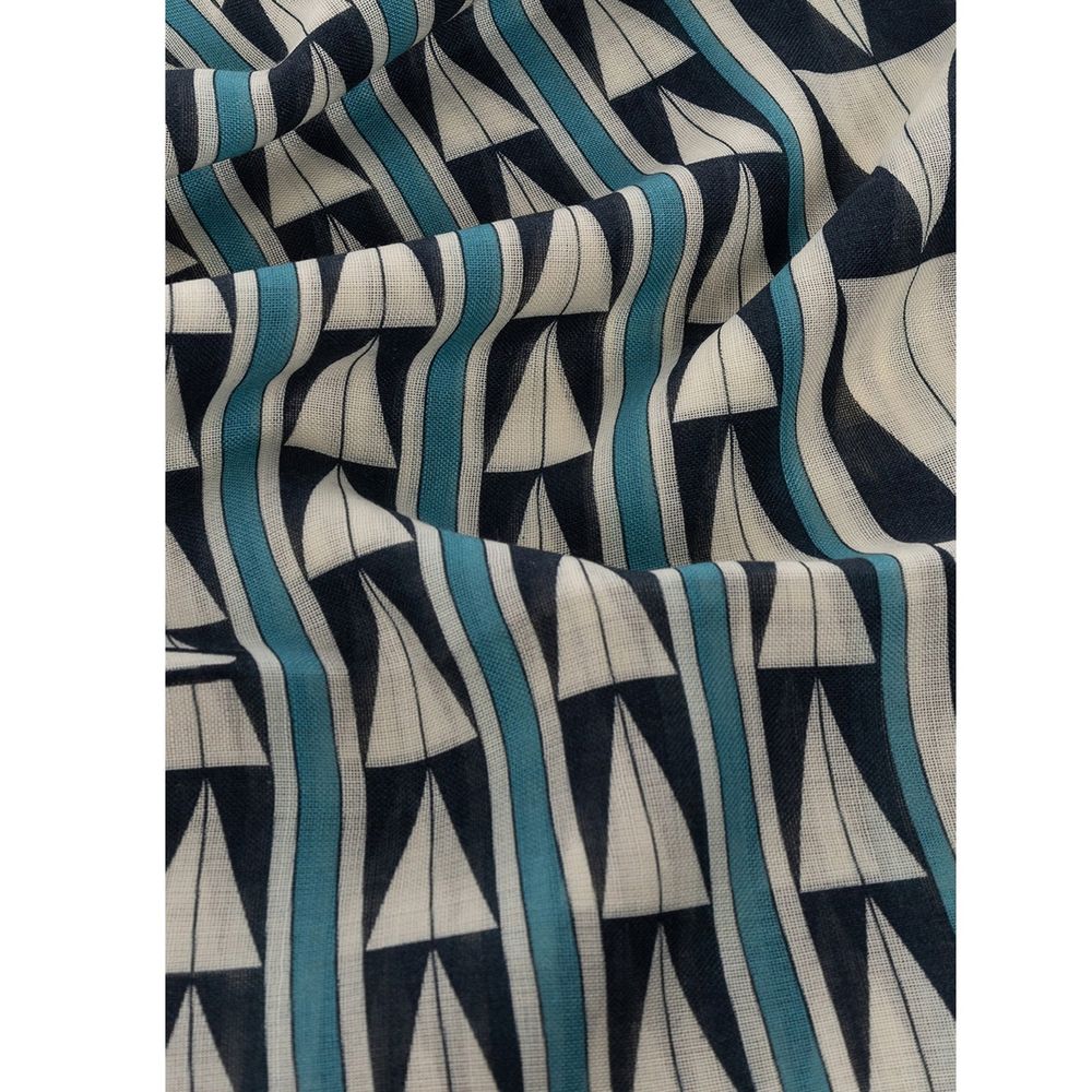 Lanvin Blue Wool Women's Foulard