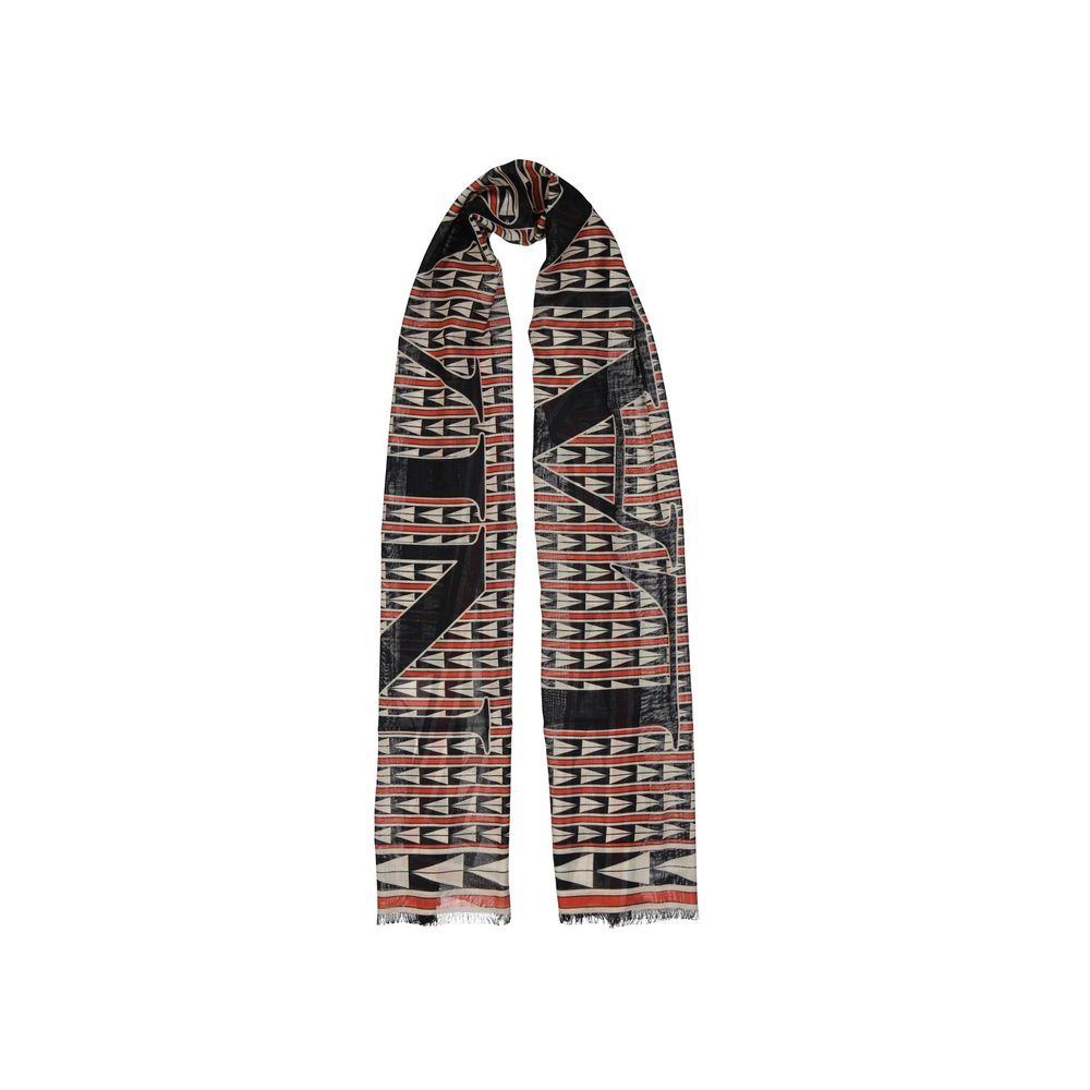 Lanvin Black Wool Women's Foulard