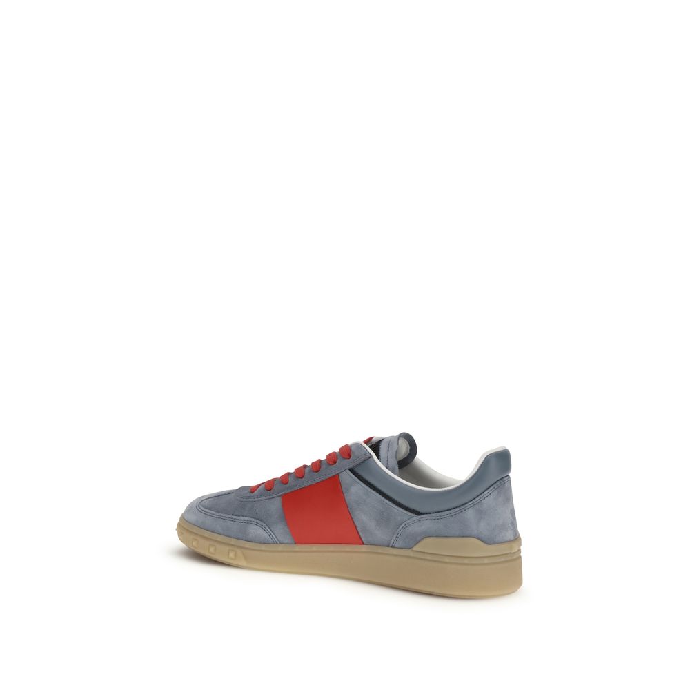Valentino Garavani Multicolor Calf Leather Bos Taurus Low Top Men's Sneakers