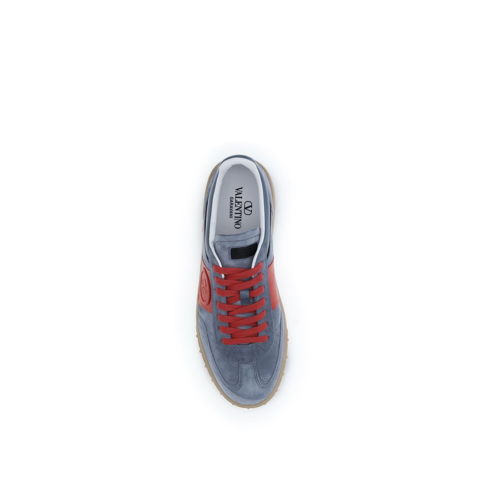 Valentino Garavani Multicolor Calf Leather Bos Taurus Low Top Men's Sneakers