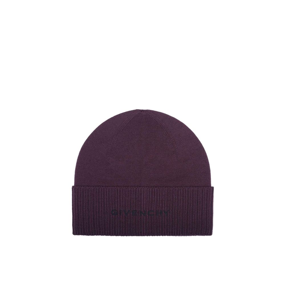 Givenchy Purple Wool Men's Beanie