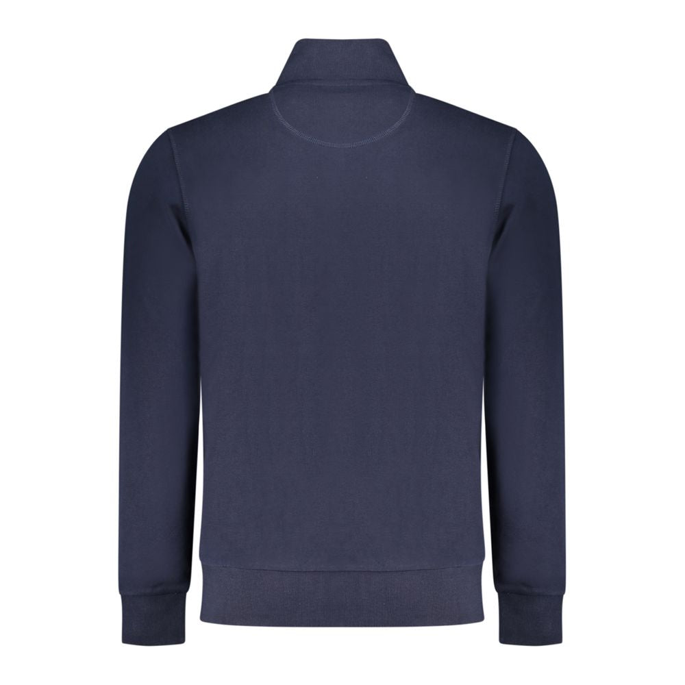 North Sails Blue Cotton Men Men's Sweatshirt