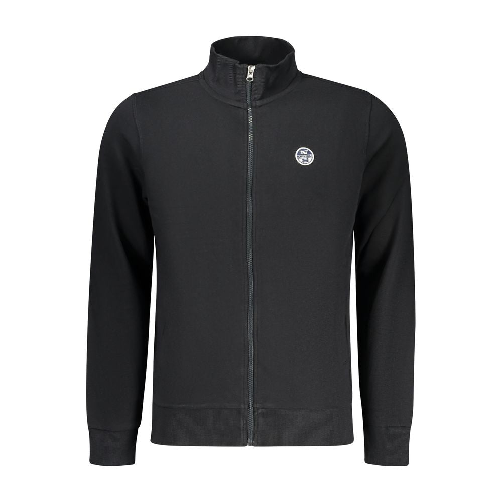 North Sails Black Cotton Men Men's Sweatshirt