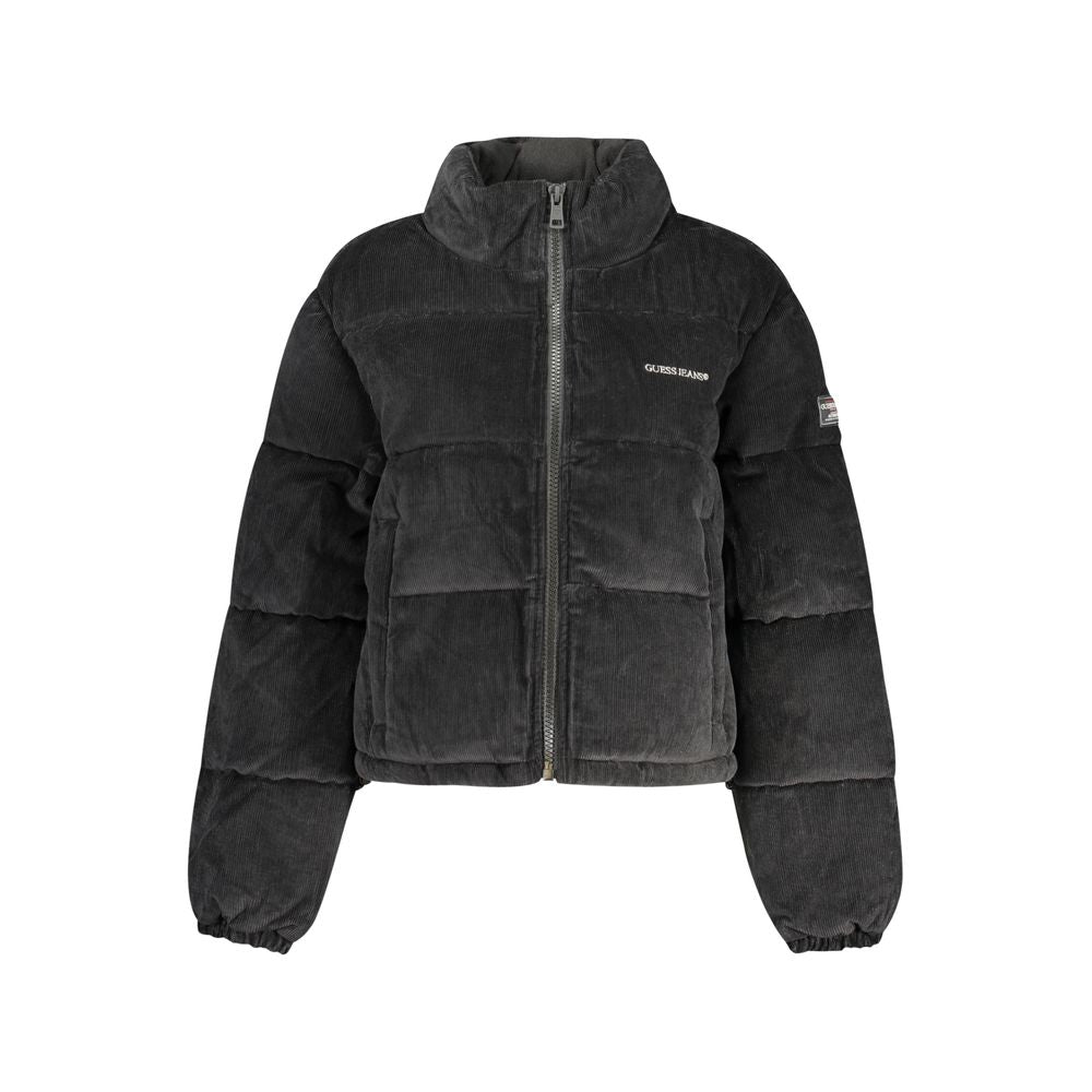 Guess Jeans Nero Polyester Woman Women's Jacket
