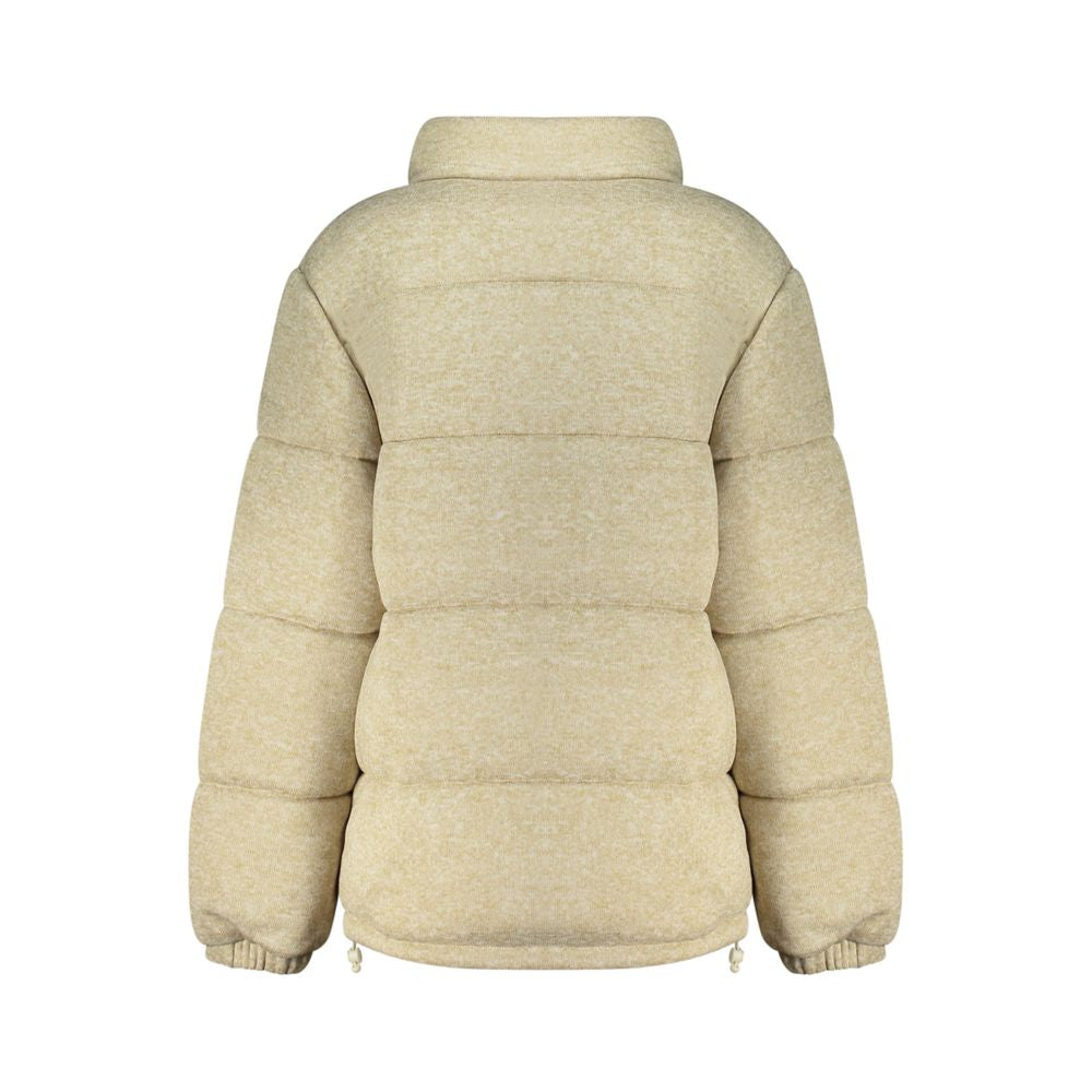 Guess Jeans Beige Polyester Women's Women's Jacket