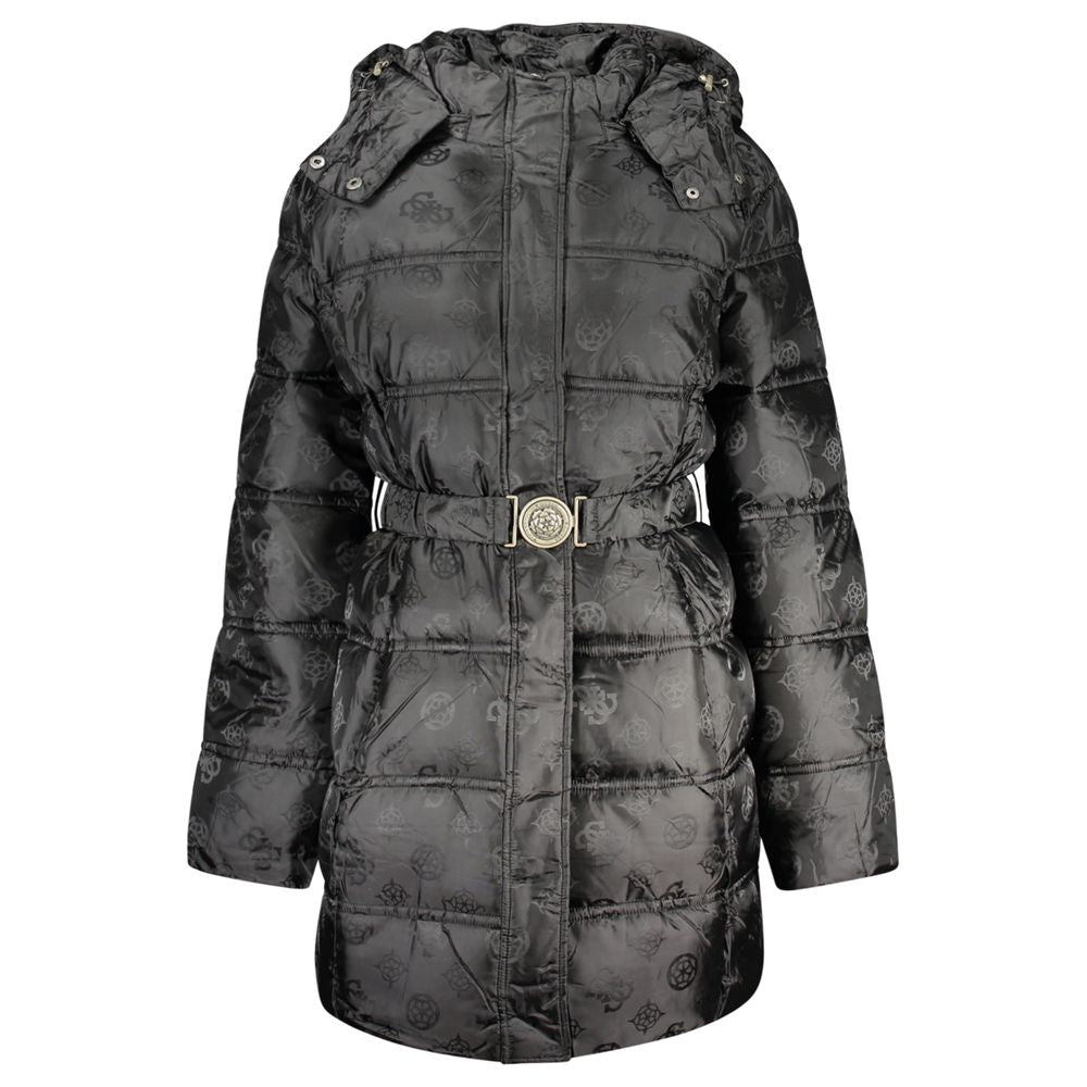 Guess Jeans Black Polyamide Women's Women's Jacket