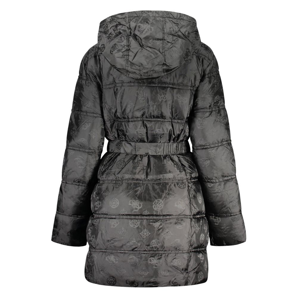 Guess Jeans Black Polyamide Women's Women's Jacket