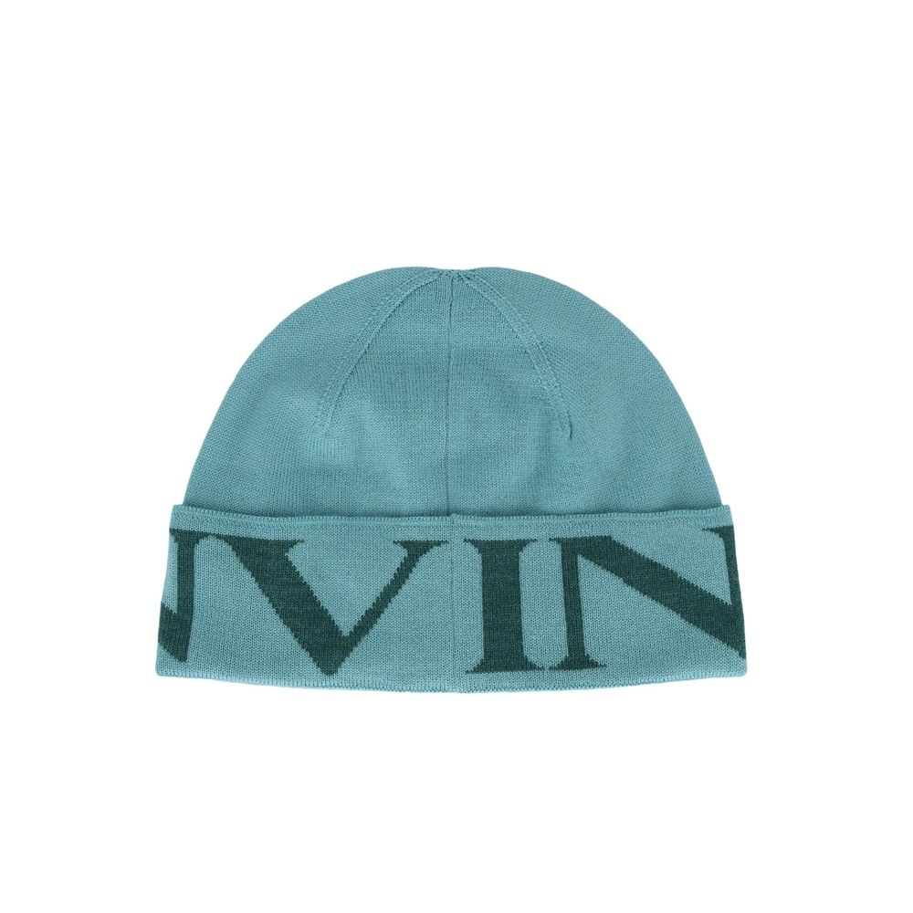Lanvin Bicolor Virgin Wool Women's Beanie