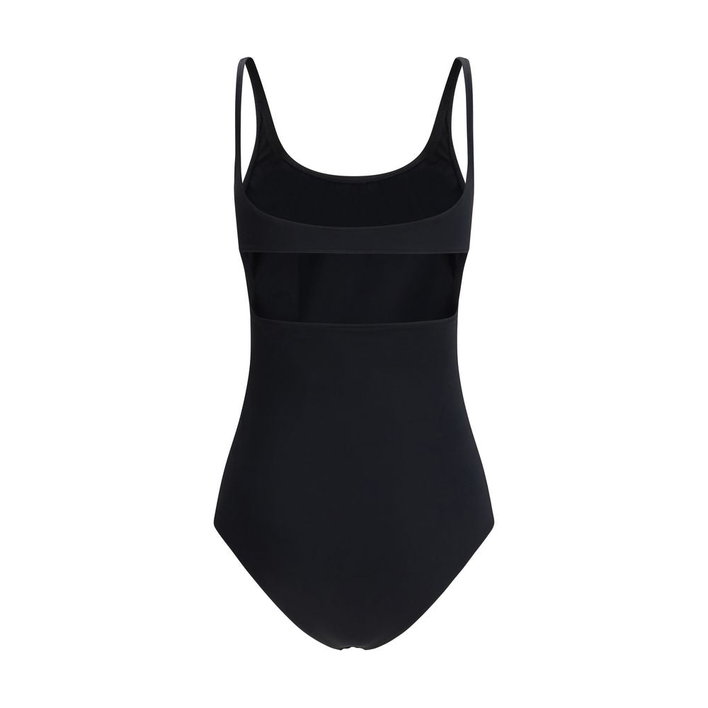 Courrèges Black Elastane One-Piece Women's Swimsuit