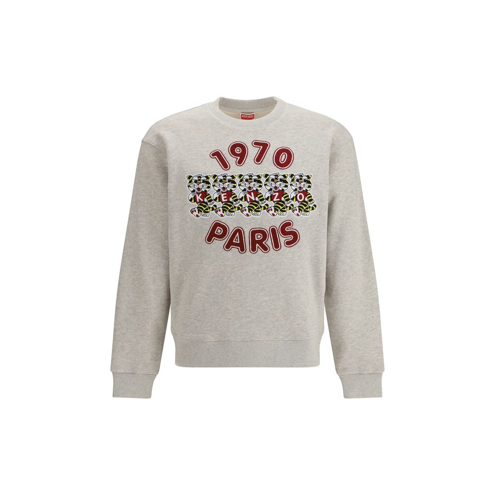 Kenzo Gray Cotton Men's Sweatshirt