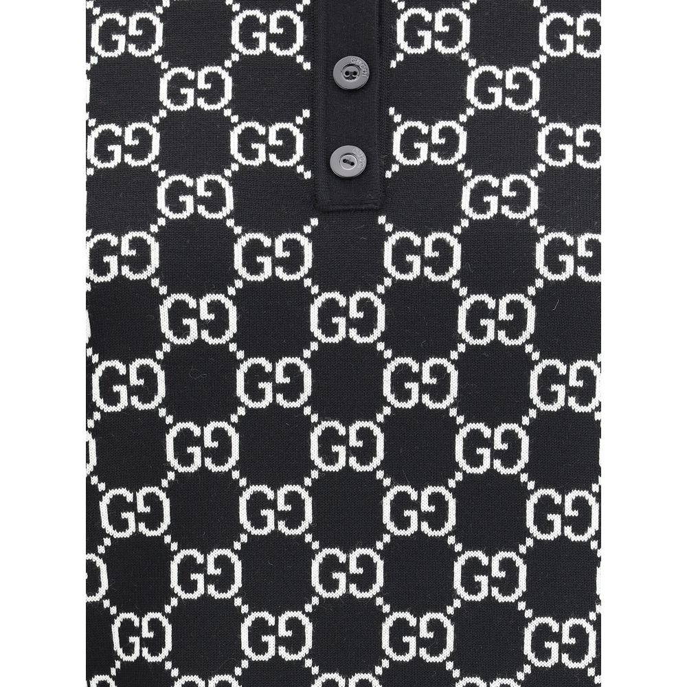 Gucci Black Wool Oves Aries Dress Women's Shirt