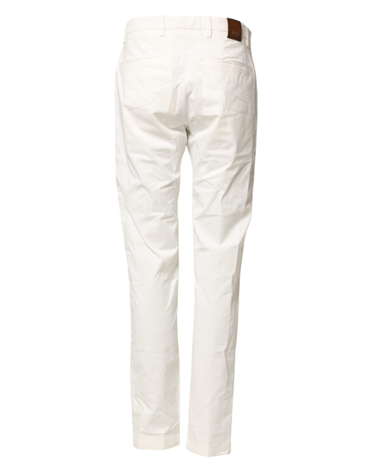 Briglia 1949 White Cotton Straight Fit Chino Trouser Women's Pants (Pre-Owned)