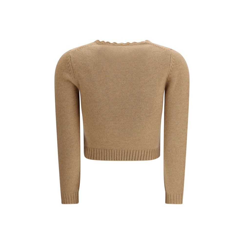 Chloé Brown Wool Women's Sweatshirt