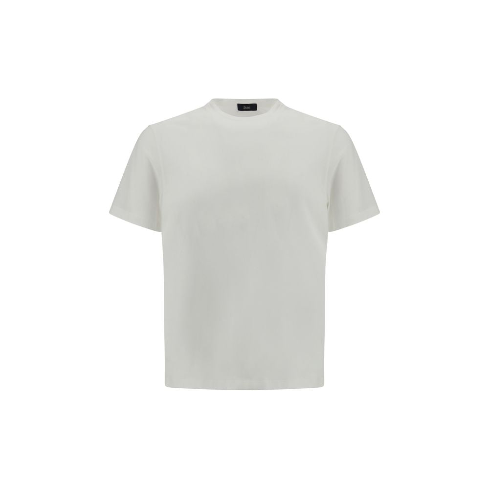 Herno White Cotton Men's T-Shirt