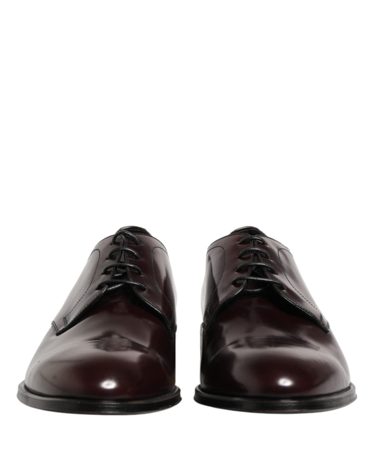 Dolce & Gabbana Black Lace Up Leather Dress Derby Men Men's Shoes