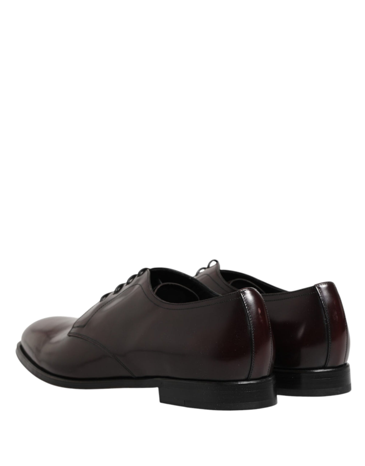 Dolce & Gabbana Black Lace Up Leather Dress Derby Men Men's Shoes
