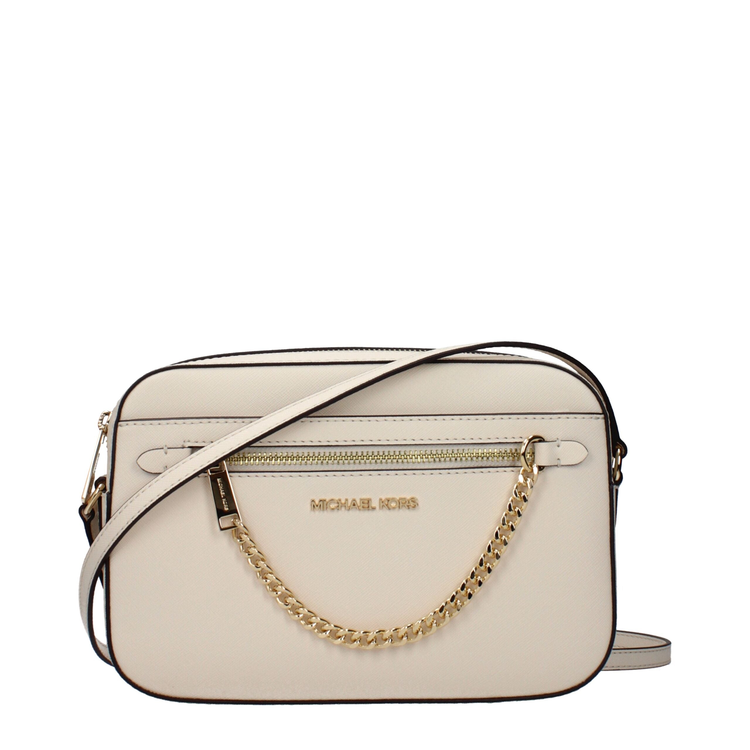 Michael Kors Beige Leather Crossbody Women's Bag