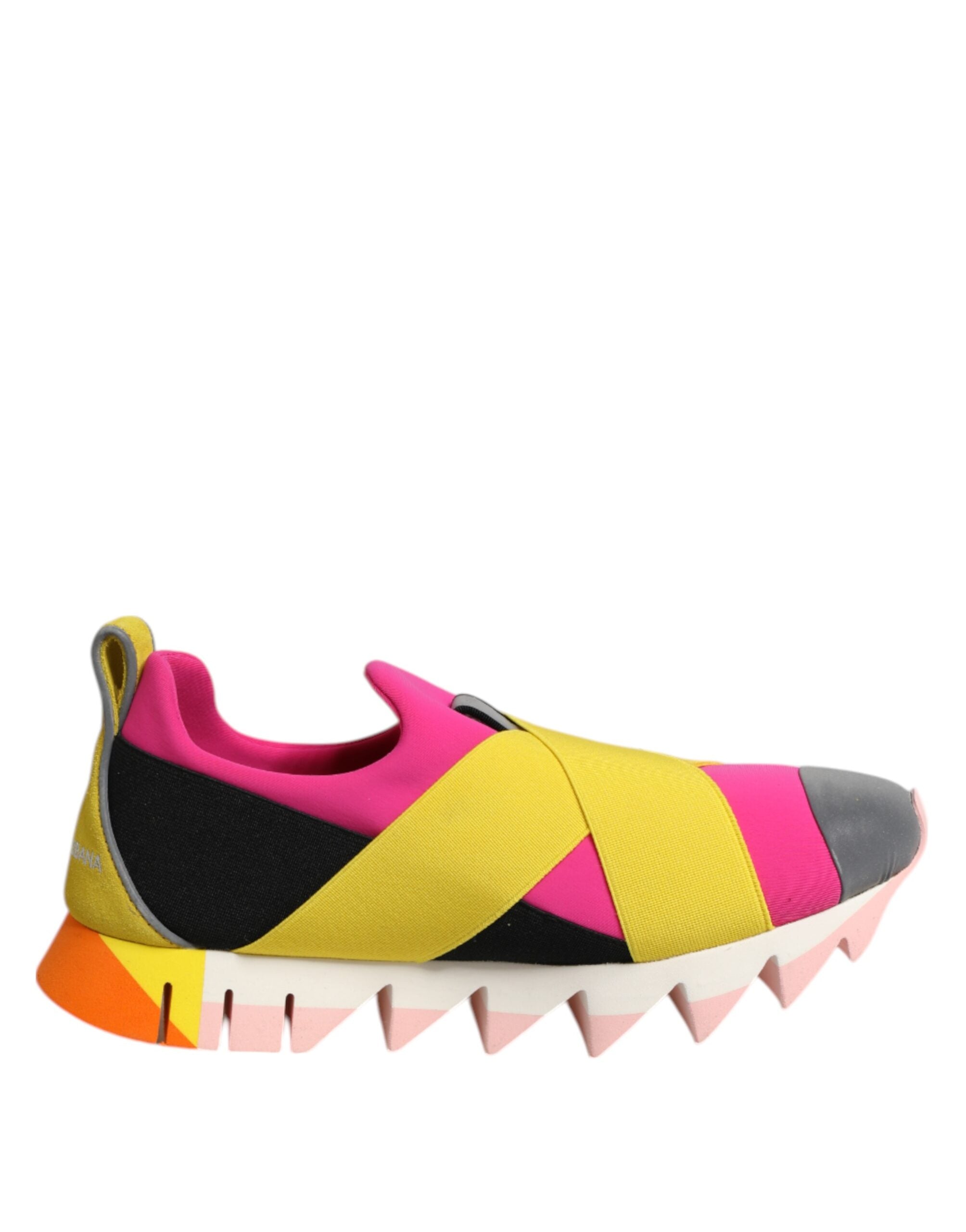 Dolce & Gabbana Multicolor Neoprene Elastic Ibiza Sneakers Women's Shoes (Pre-Owned)