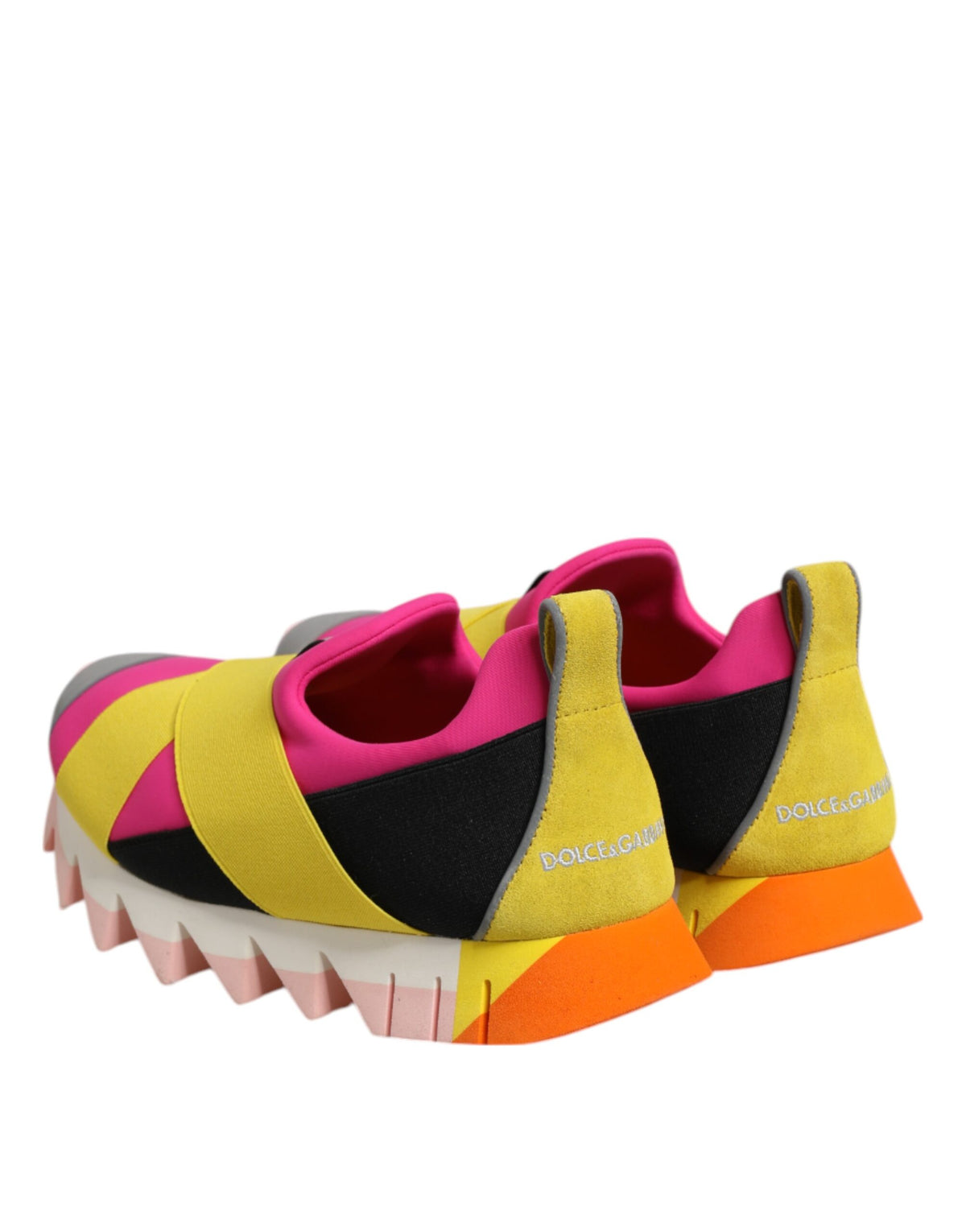 Dolce & Gabbana Multicolor Neoprene Elastic Ibiza Sneakers Women's Shoes (Pre-Owned)