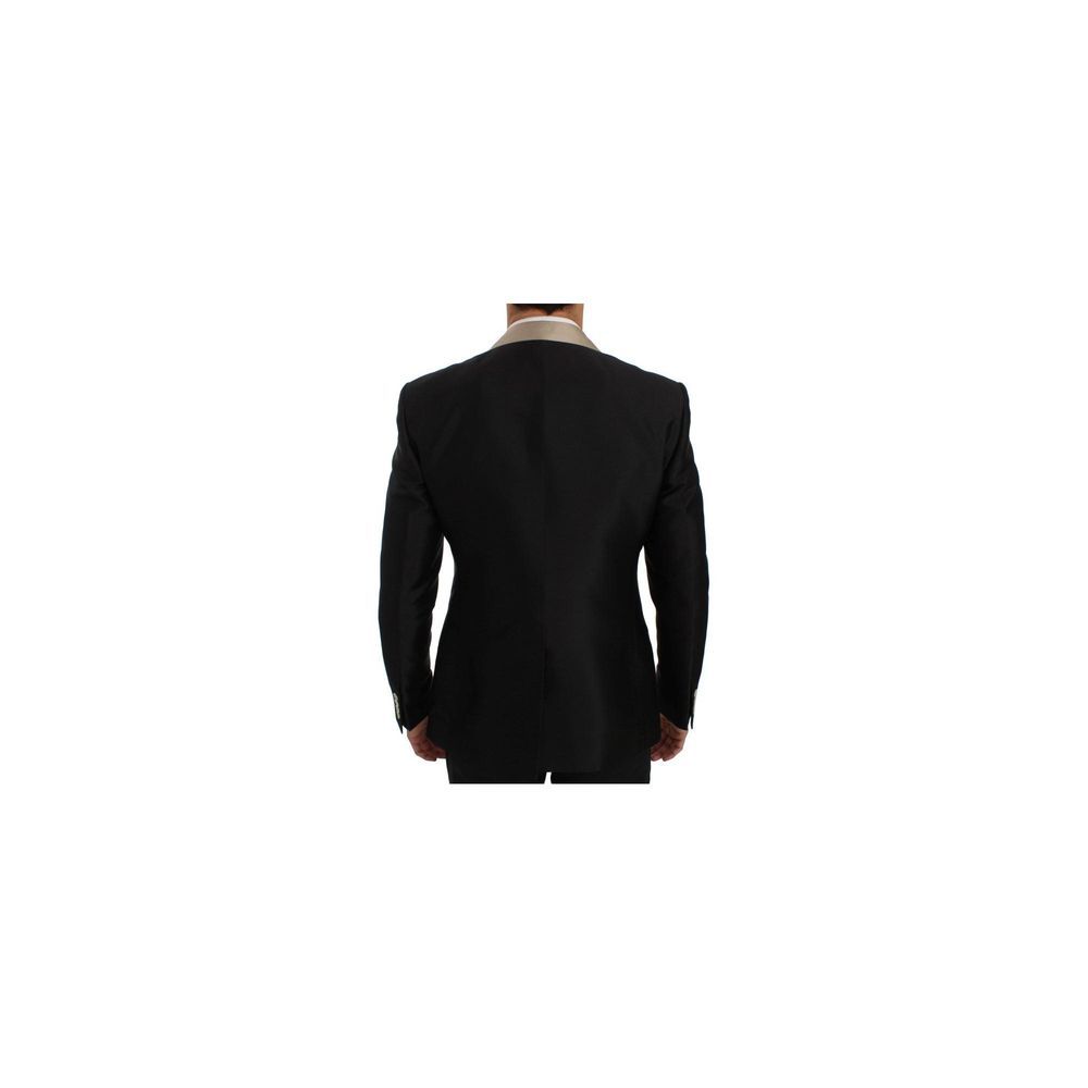 Dolce & Gabbana Black Silk Men's Blazer