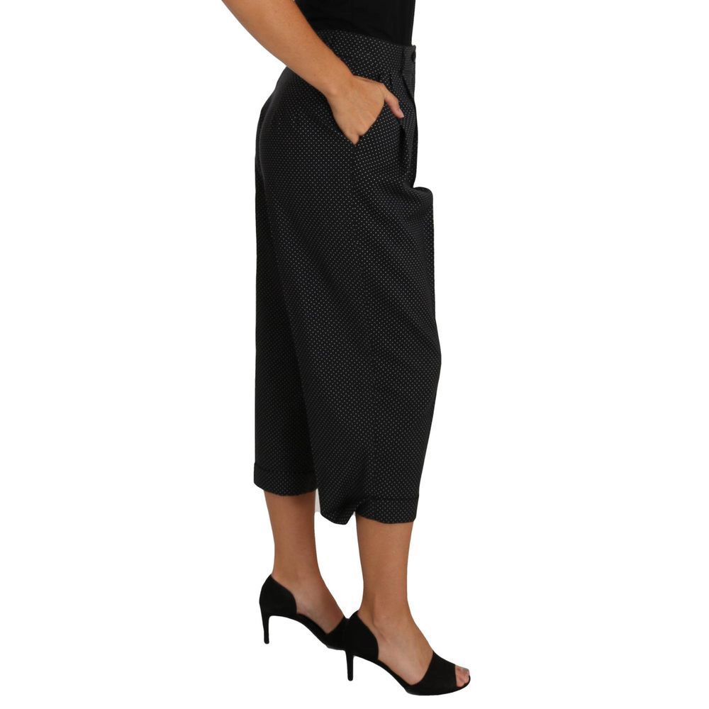 Dolce & Gabbana Black Cotton Women's Pants