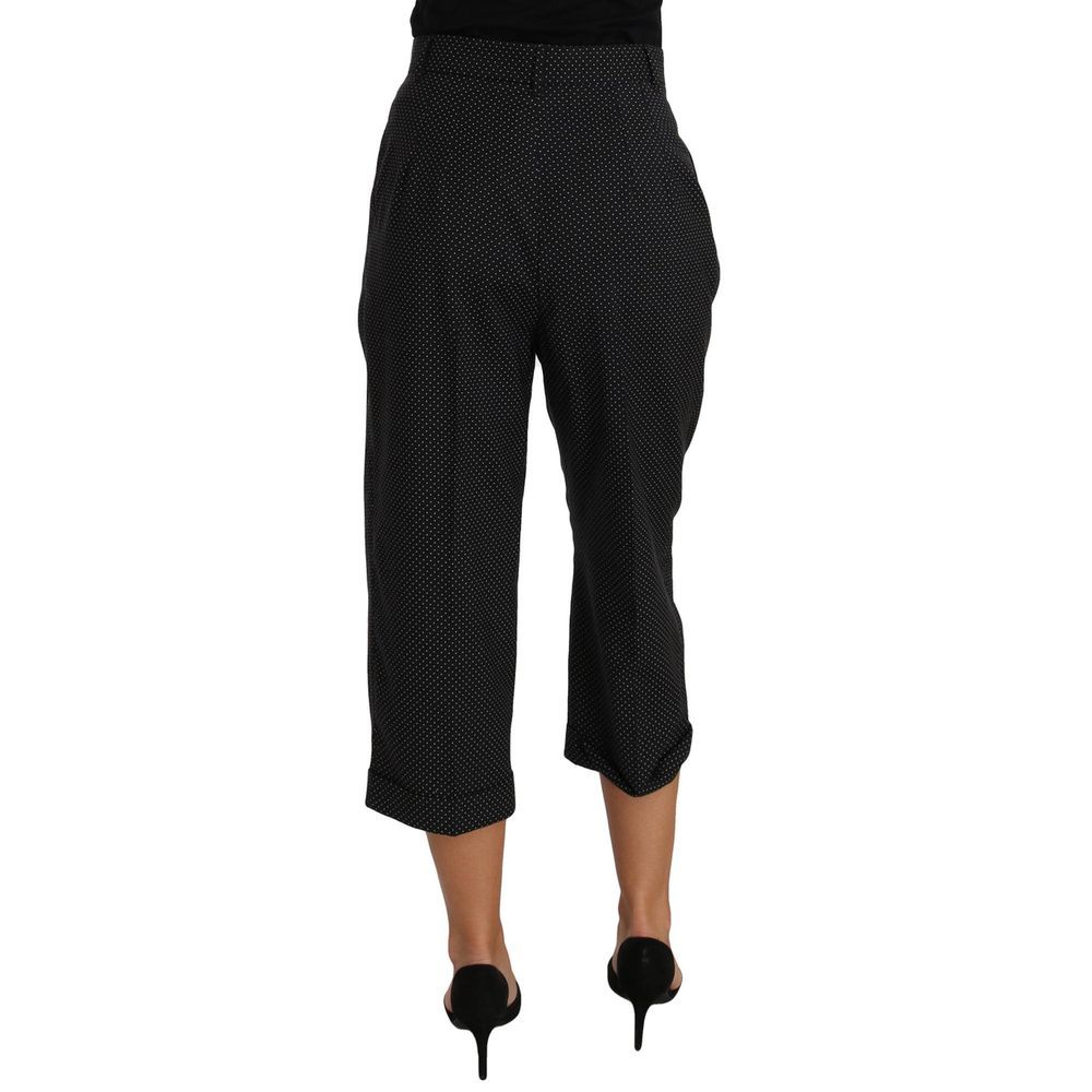 Dolce & Gabbana Black Cotton Women's Pants