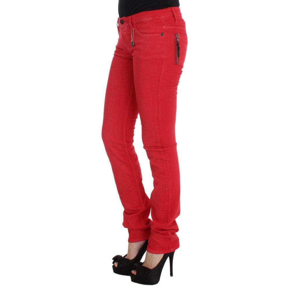 Costume National Multicolor Cotton Skinny Men's Jeans