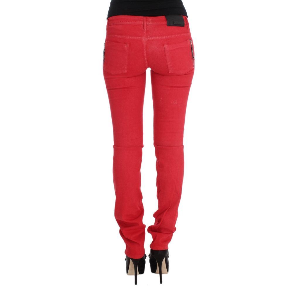 Costume National Multicolor Cotton Skinny Men's Jeans