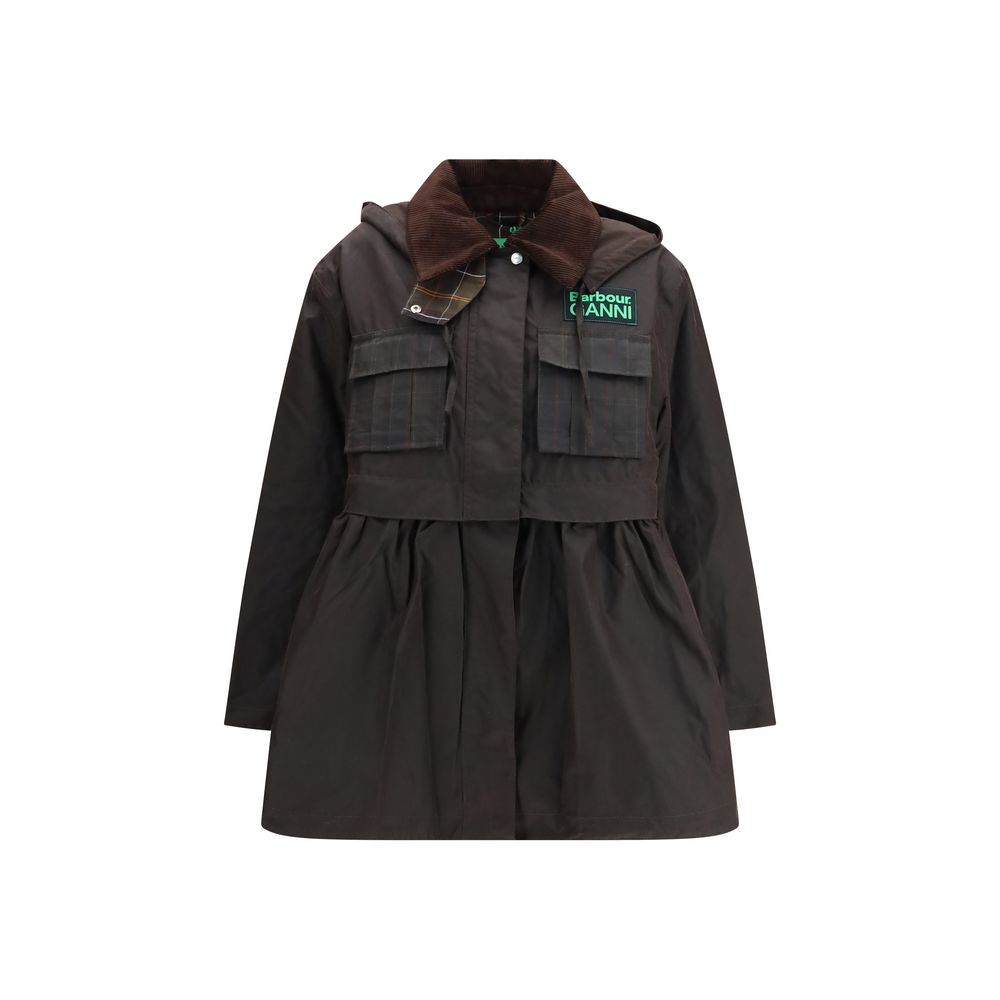 Barbour Brown Cotton Women's Coat