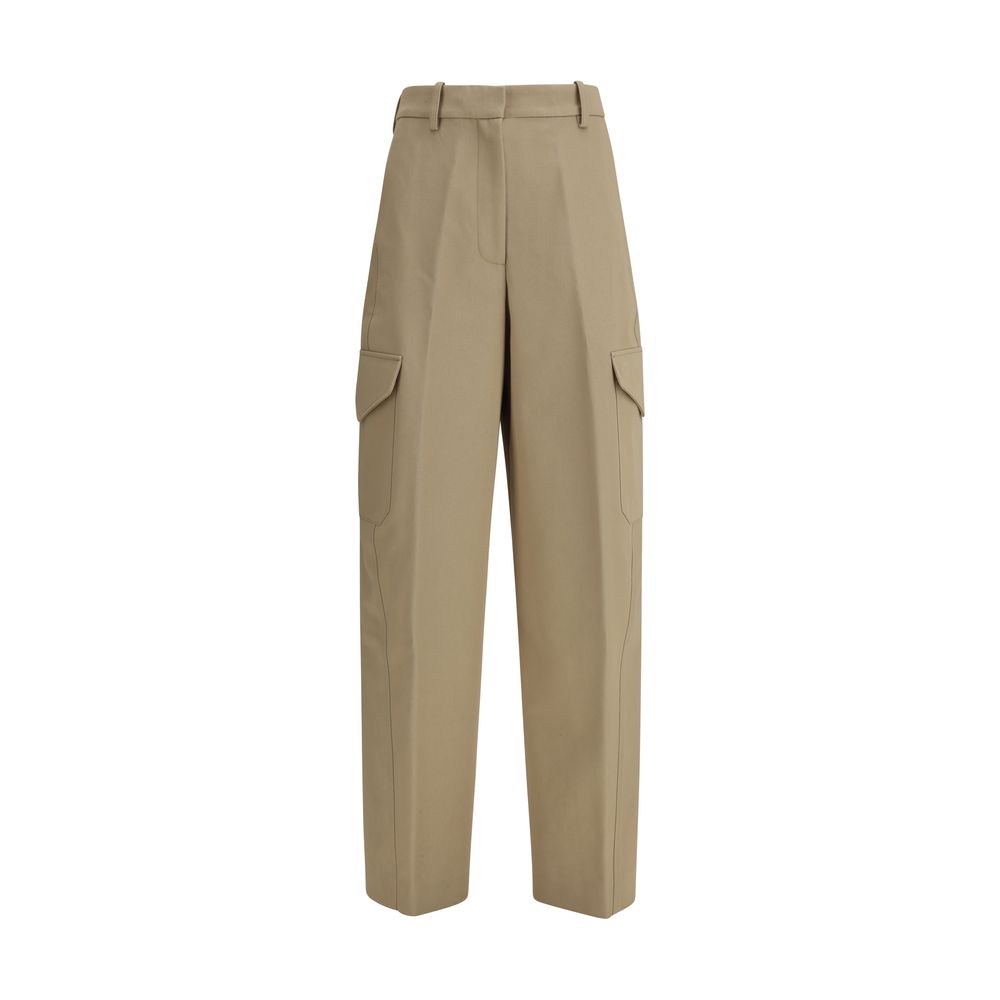 Givenchy Beige Cotton Cargo Women's Pants