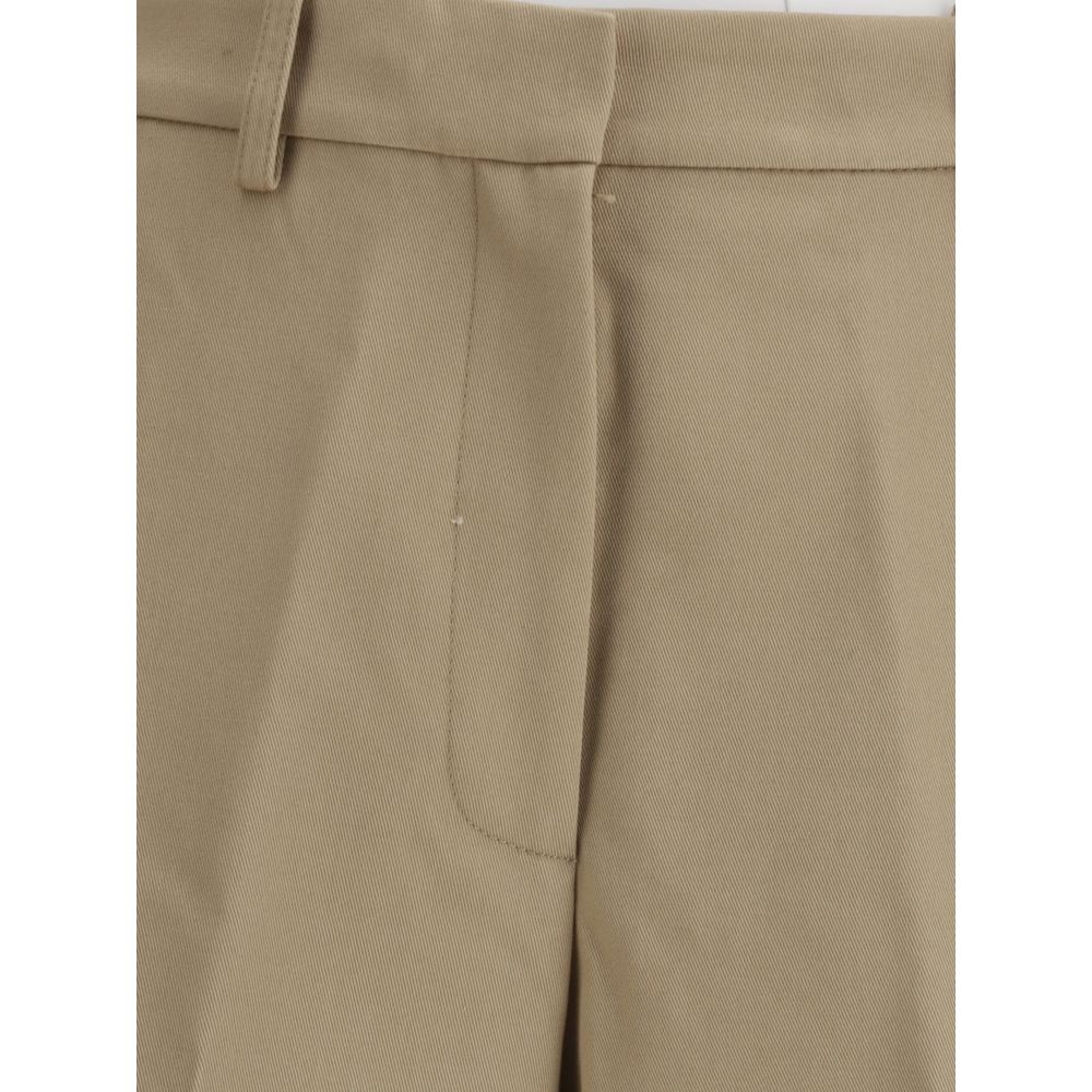 Givenchy Beige Cotton Cargo Women's Pants