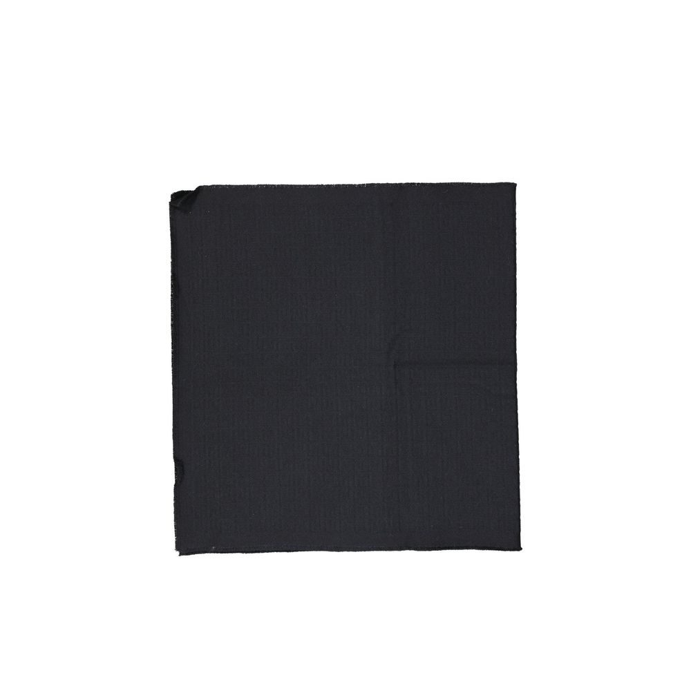 Givenchy Black Virgin Wool Men's Foulard