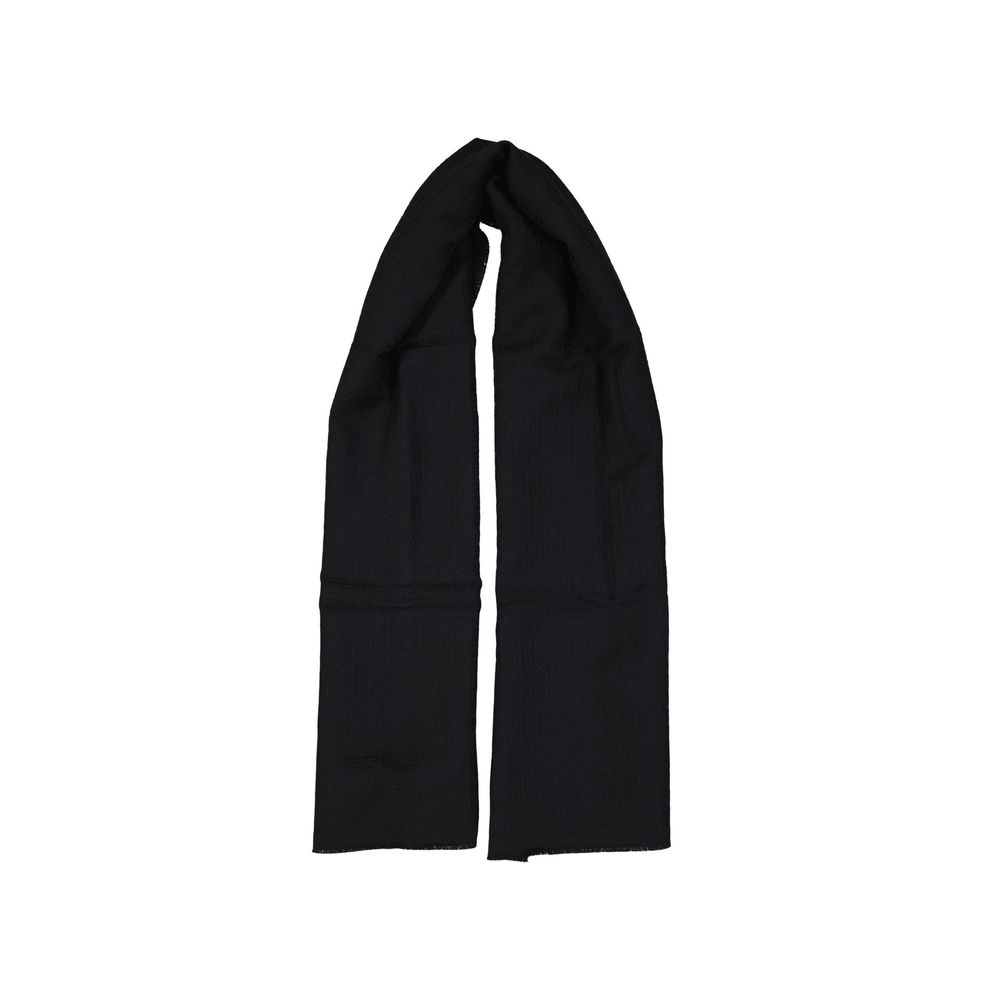 Givenchy Black Virgin Wool Men's Foulard