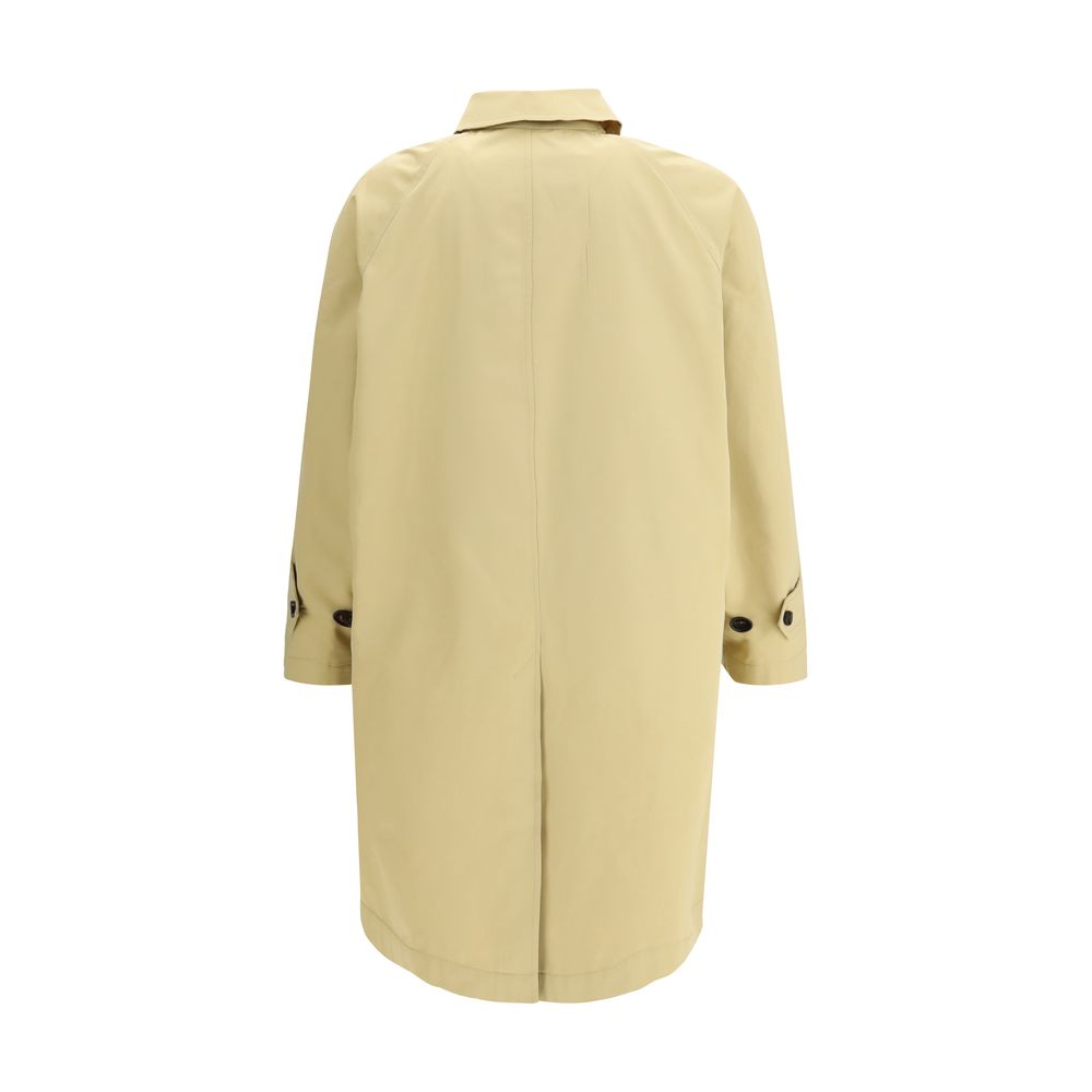 Burberry Beige Cotton Trench Men's Coat