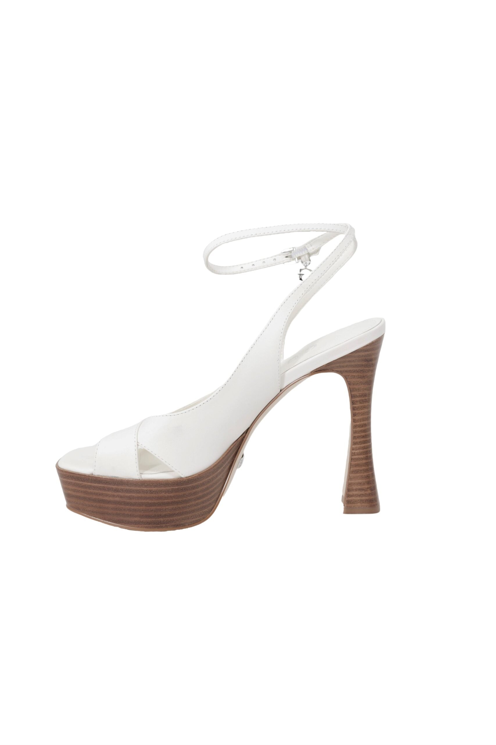 Guess Beige Other Fibres Platform Women's Sandals