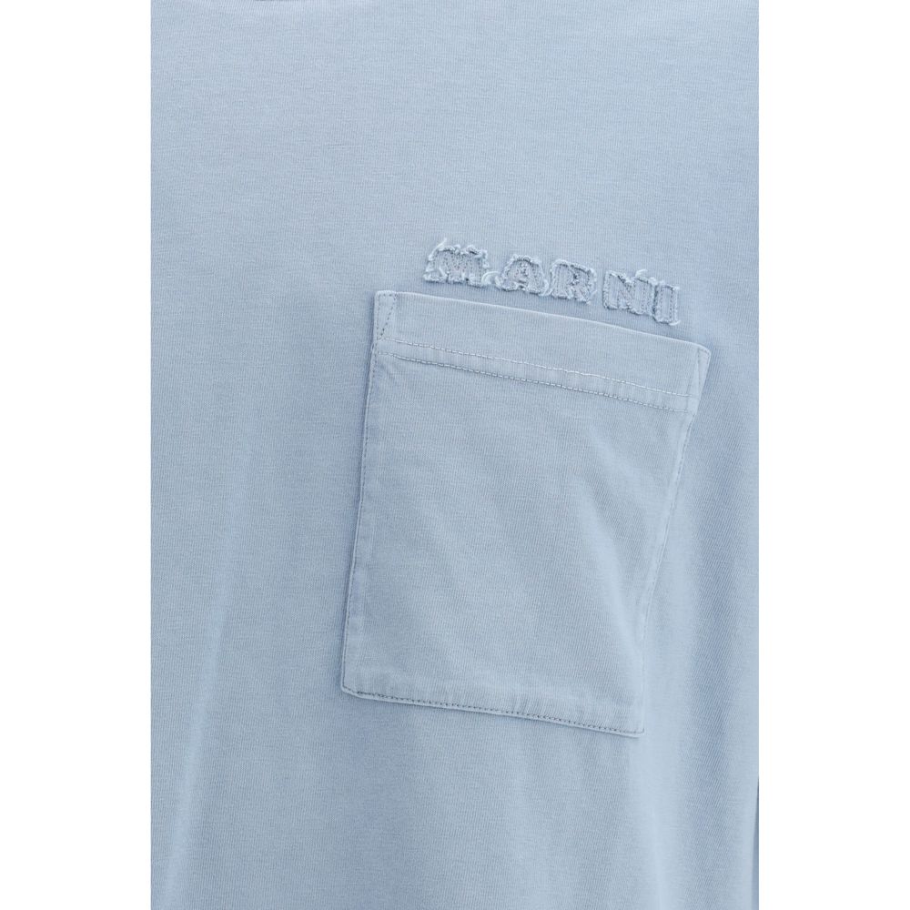 Marni Blue Cotton Men's T-Shirt