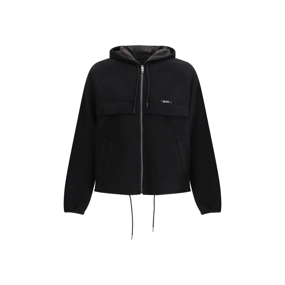 Prada Black Polyester Shell Men's Jacket