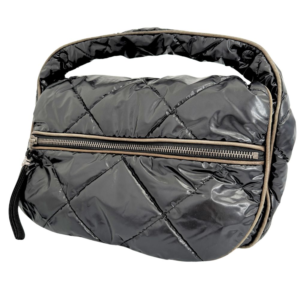 Moncler Black Synthetic Shoulder Bag (Pre-Owned)