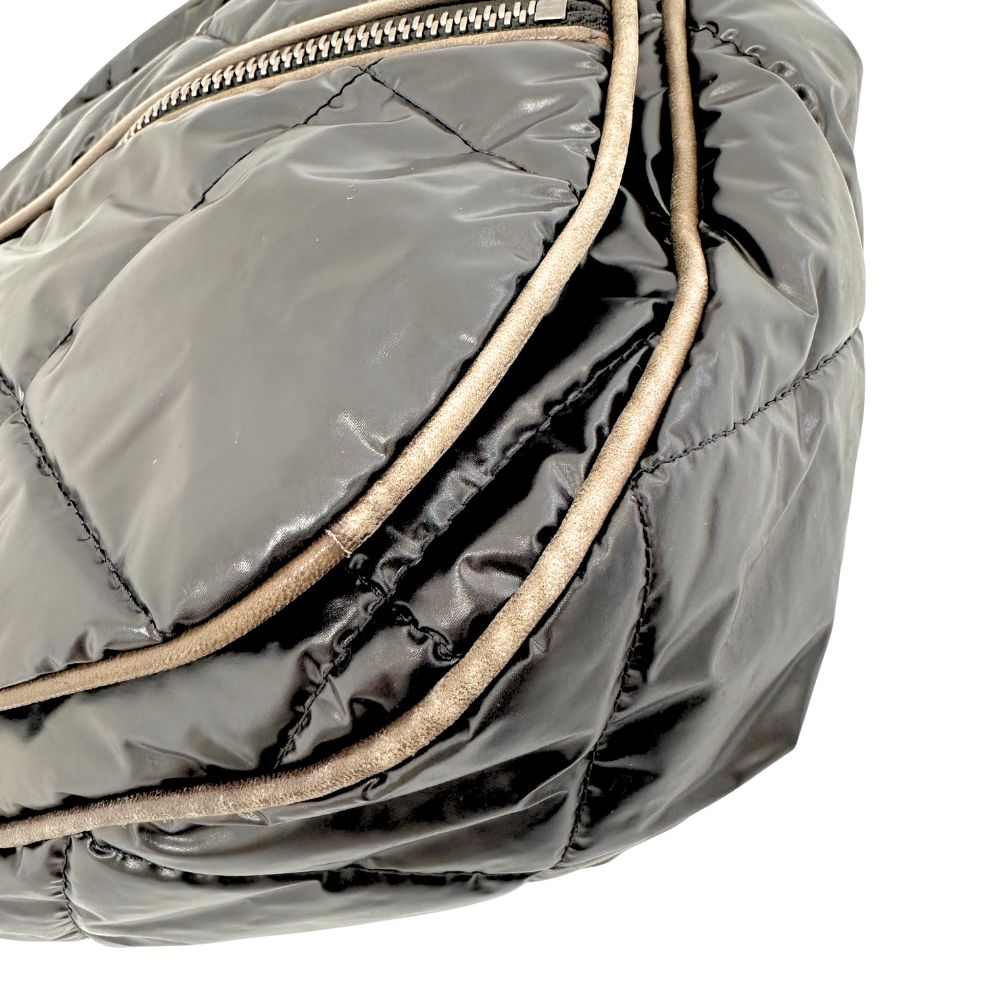 Moncler Black Synthetic Shoulder Bag (Pre-Owned)