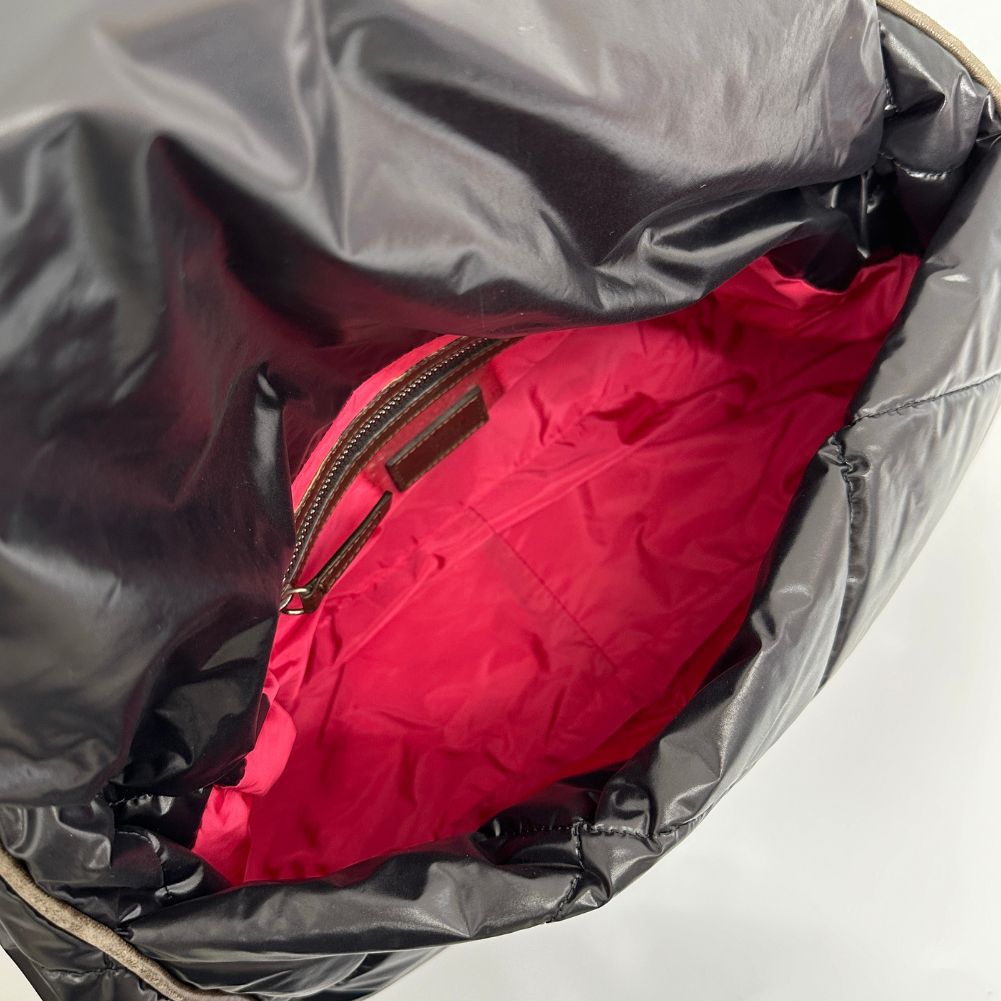 Moncler Black Synthetic Shoulder Bag (Pre-Owned)