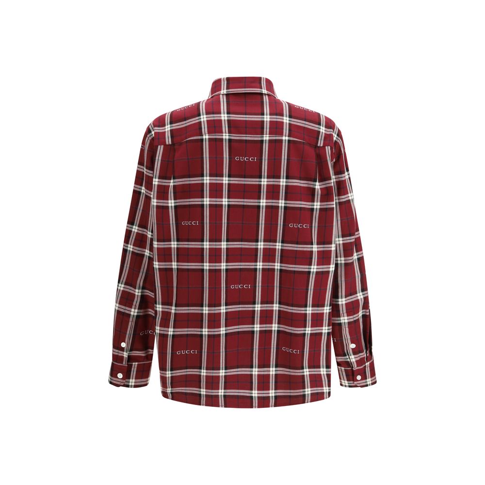 Gucci Multicolor Cotton Pattern Men's Shirt