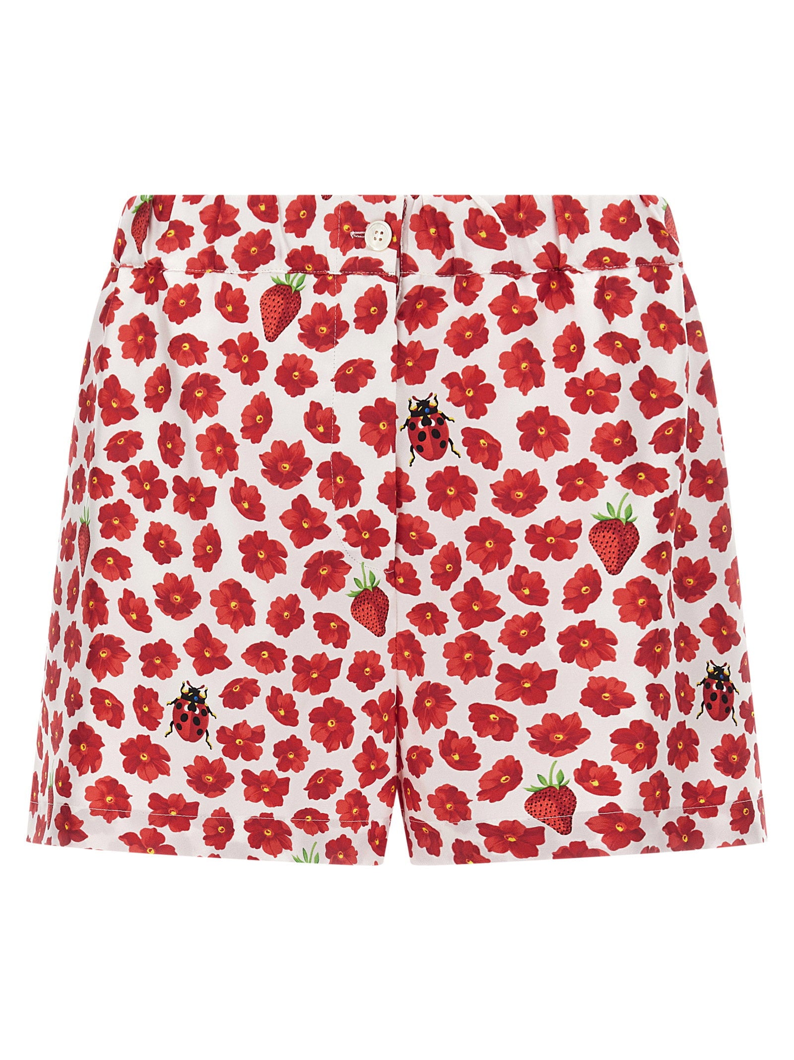 Versace Women's Strawberry Garden Shorts
