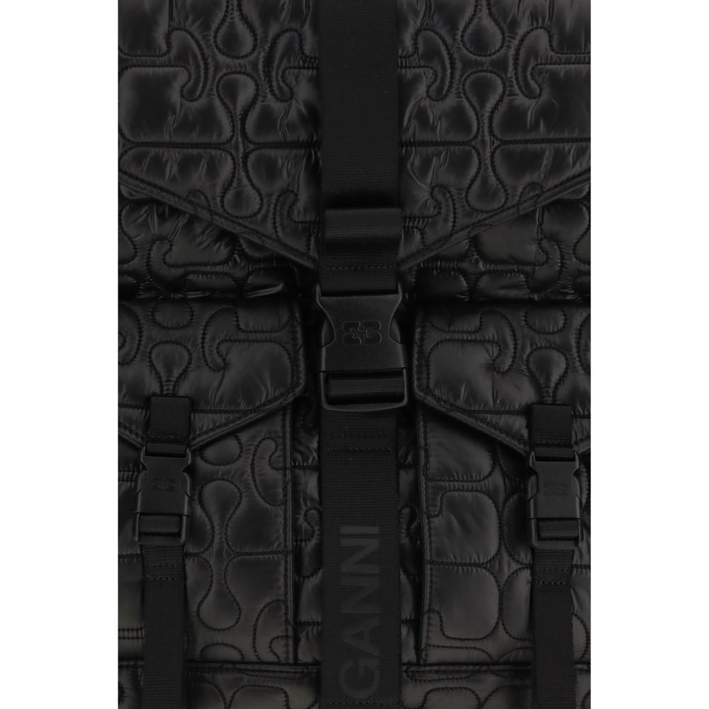 Ganni Black Polyamide Women's Backpack