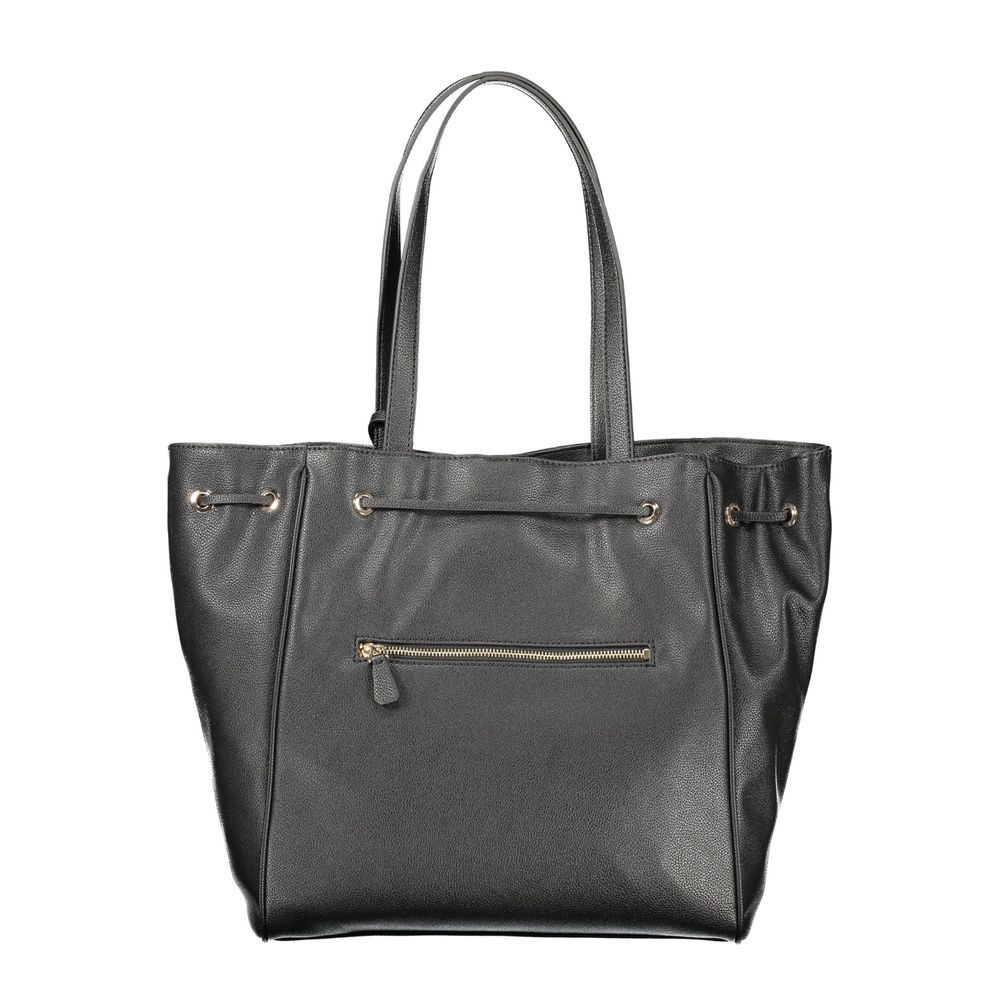 Guess Jeans Nero Poliuretano Women Women's Handbag