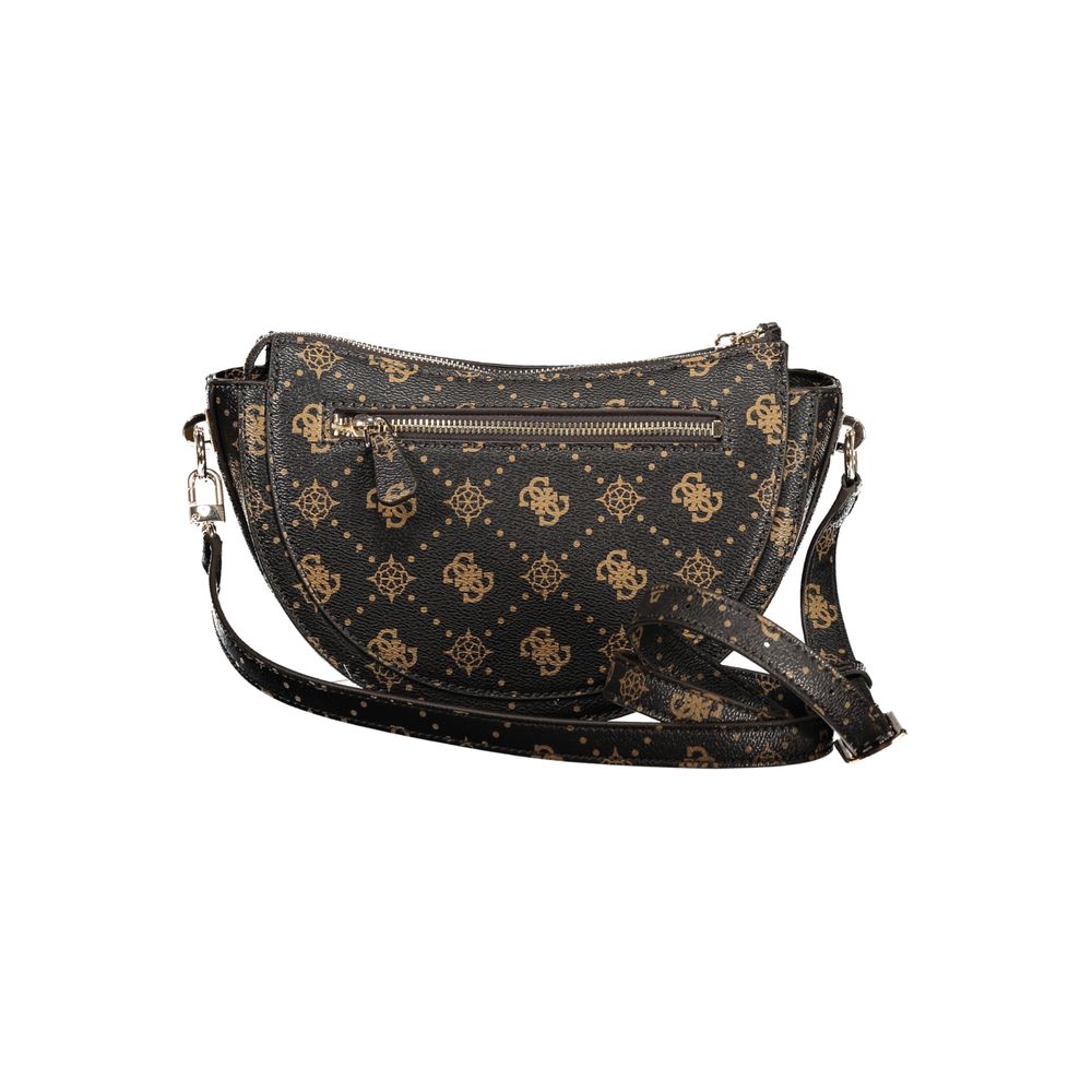 Guess Jeans Marrone Poliuretano Women Women's Handbag